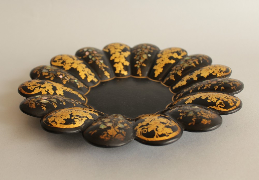 Pretty Victorian Papier Mache Tray Jennens & Bettridge View VII