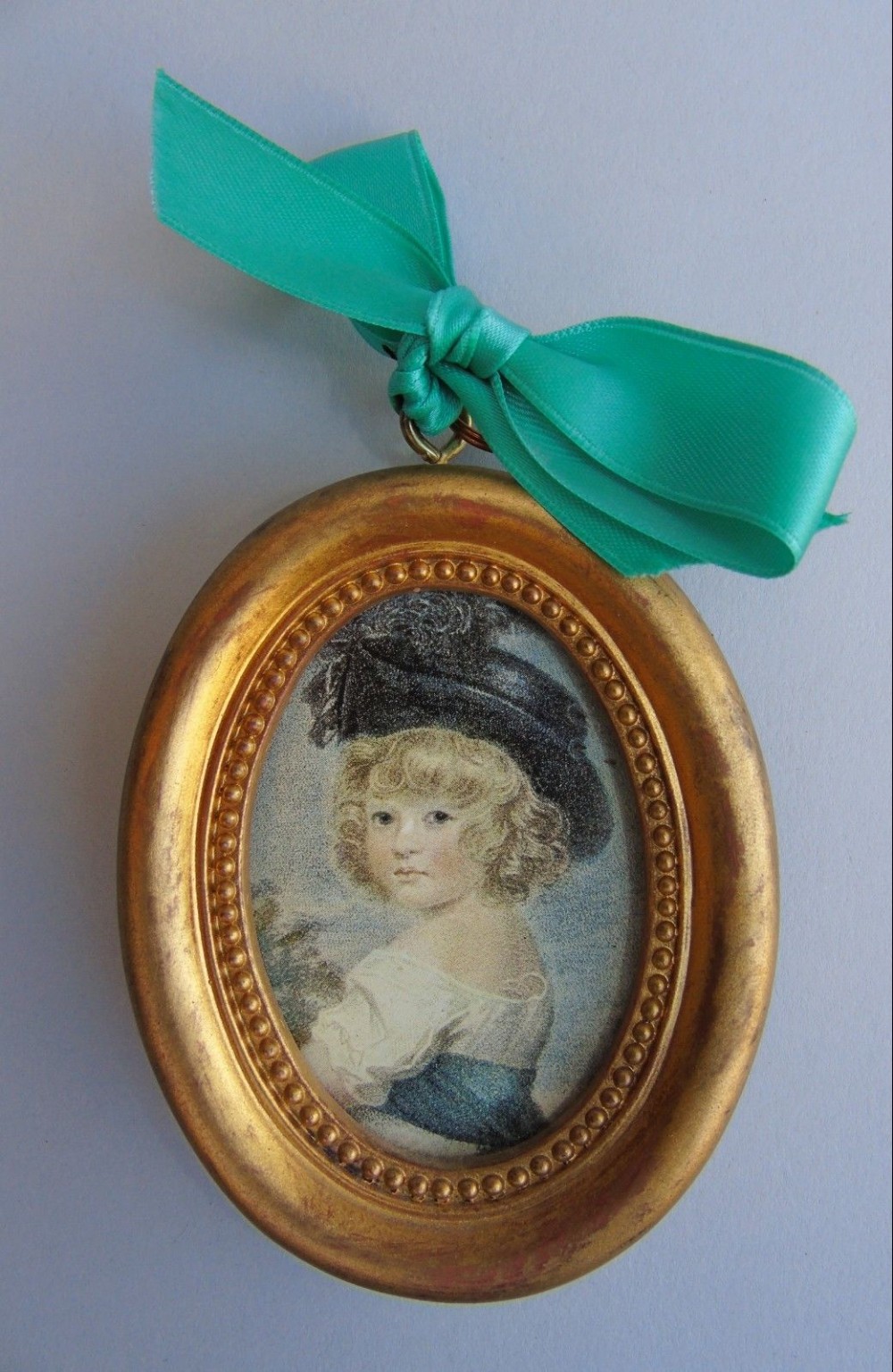 Miniature Portrait Engraving Bartolozzi