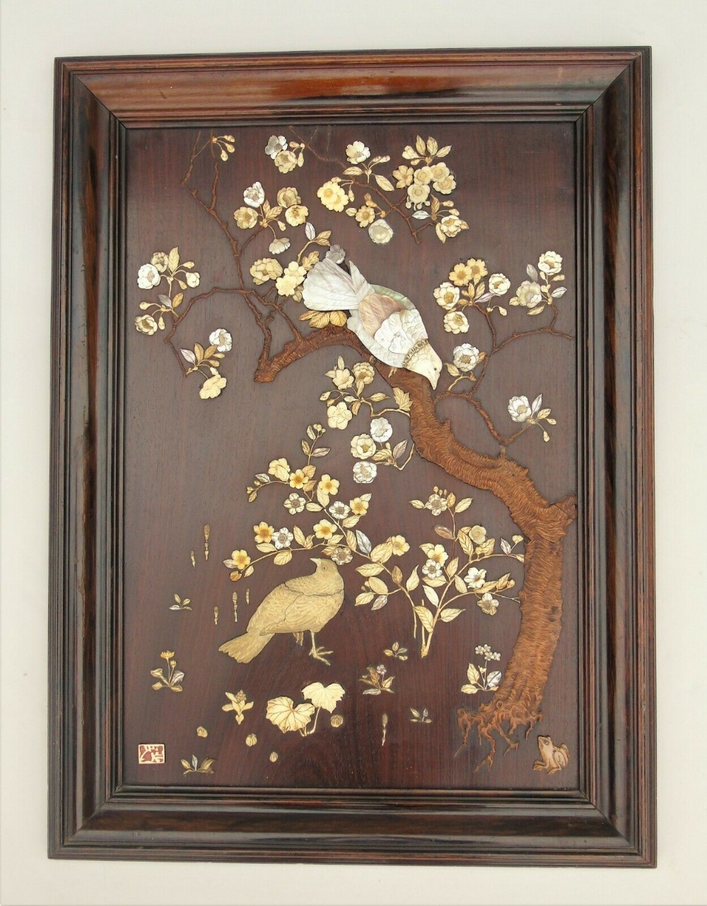 Good Quality Japanese Shibayama Plaque