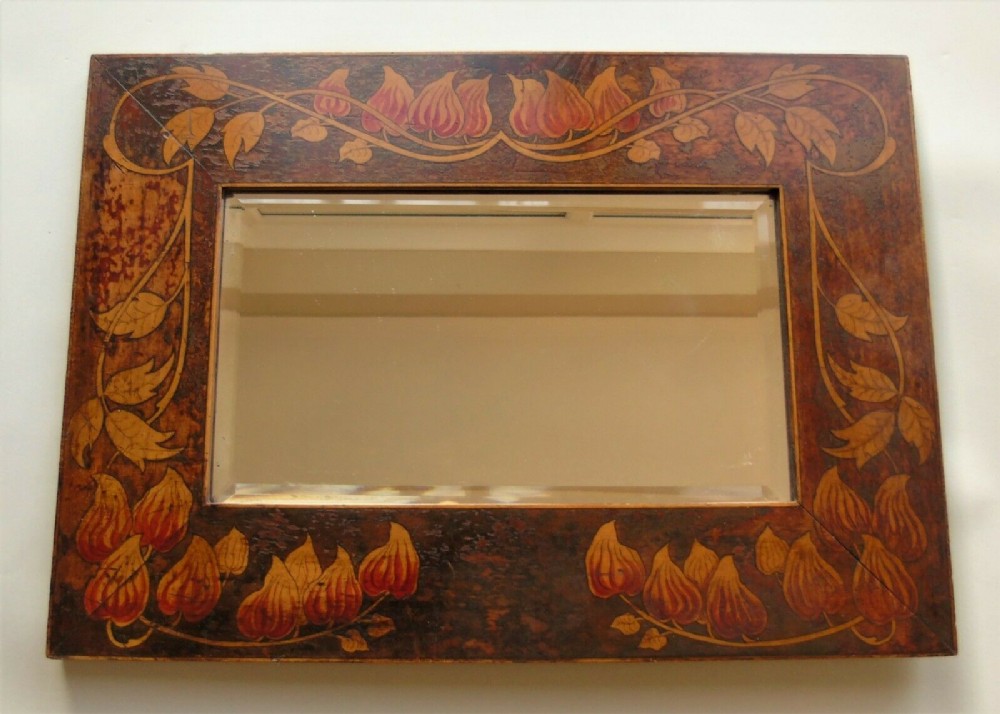 Beautiful Arts and Crafts Hand Painted Wall Mirror