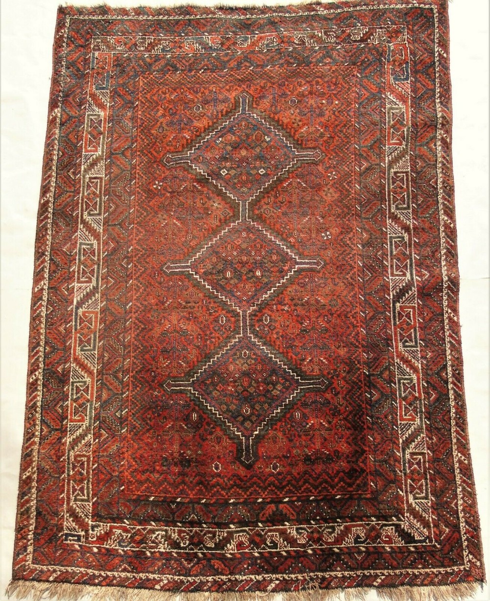 Antique Khamseh Carpet