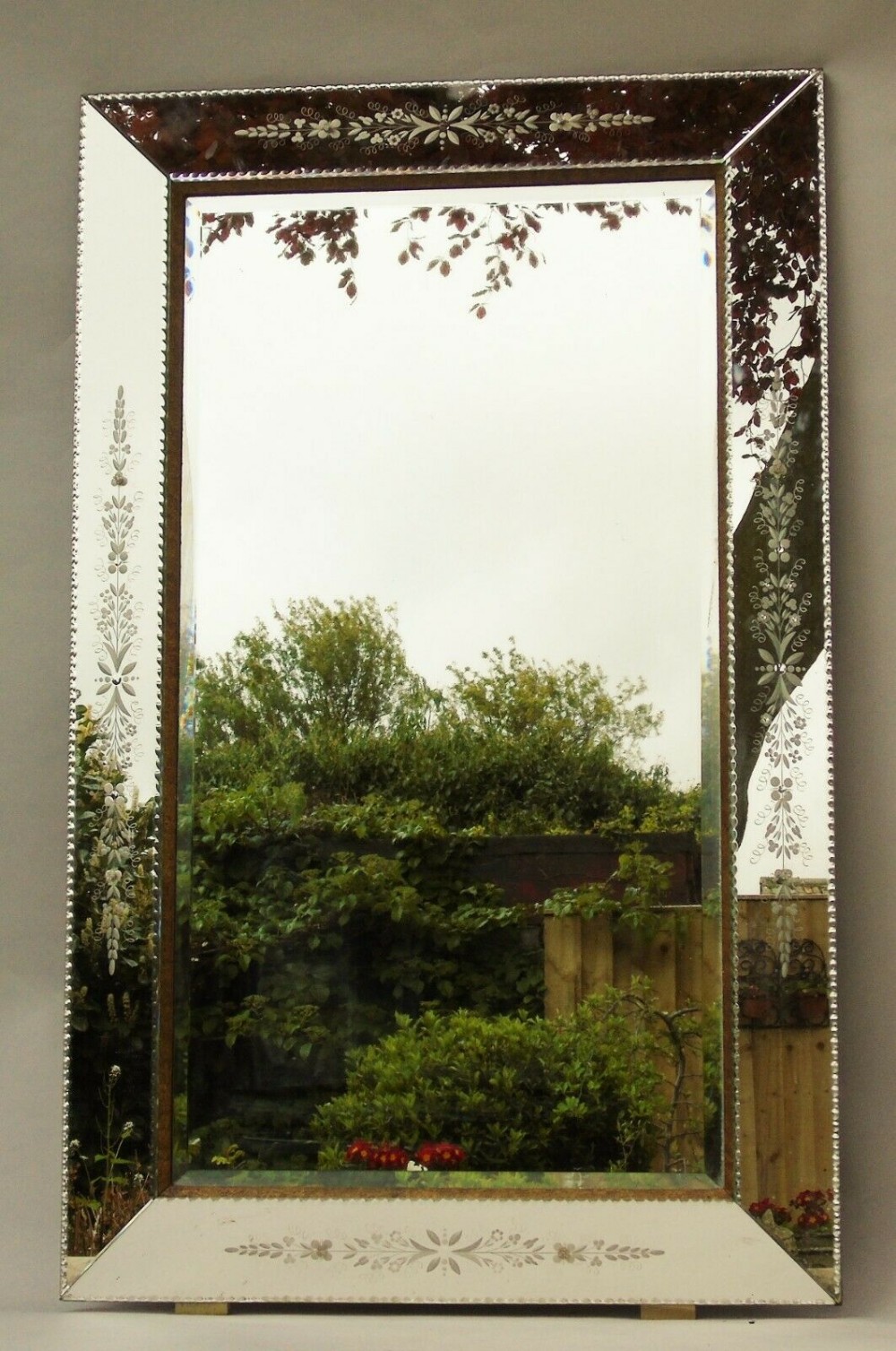 Rare Antique Venetian Mirror Very Large