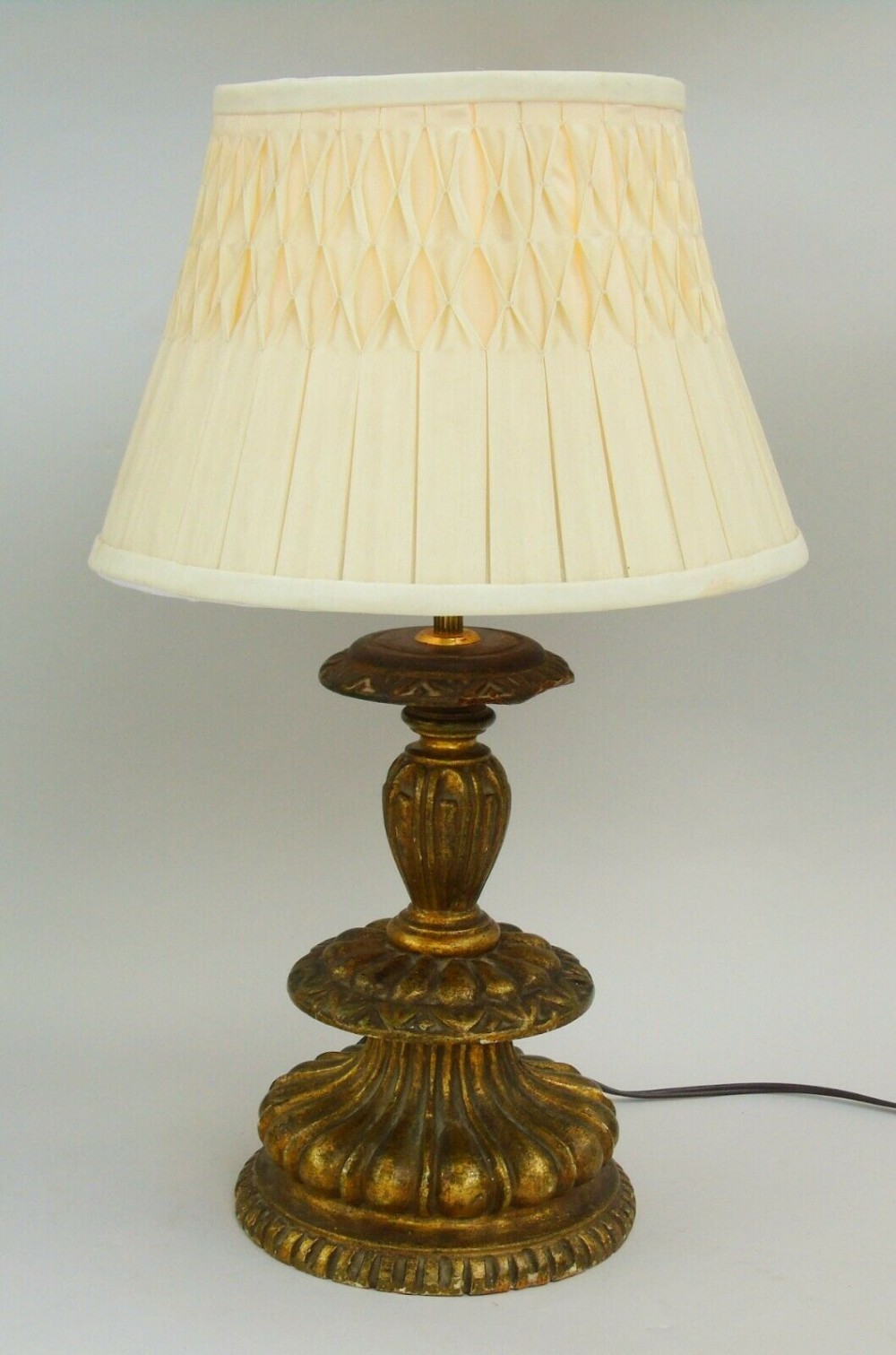 Antique Giltwood Table Lamp