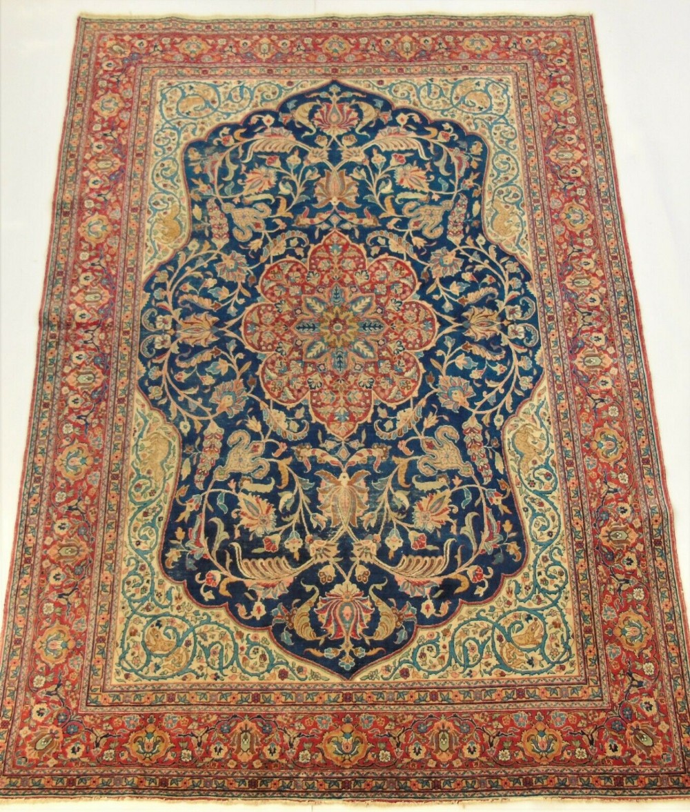 Antique Heriz Carpet Room Size