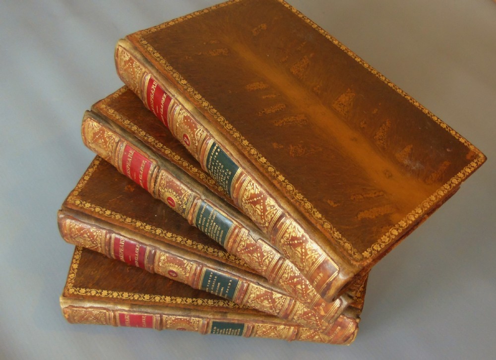 Works of Shakespeare Set of Four Leather Volumes Cowden Clark View IV