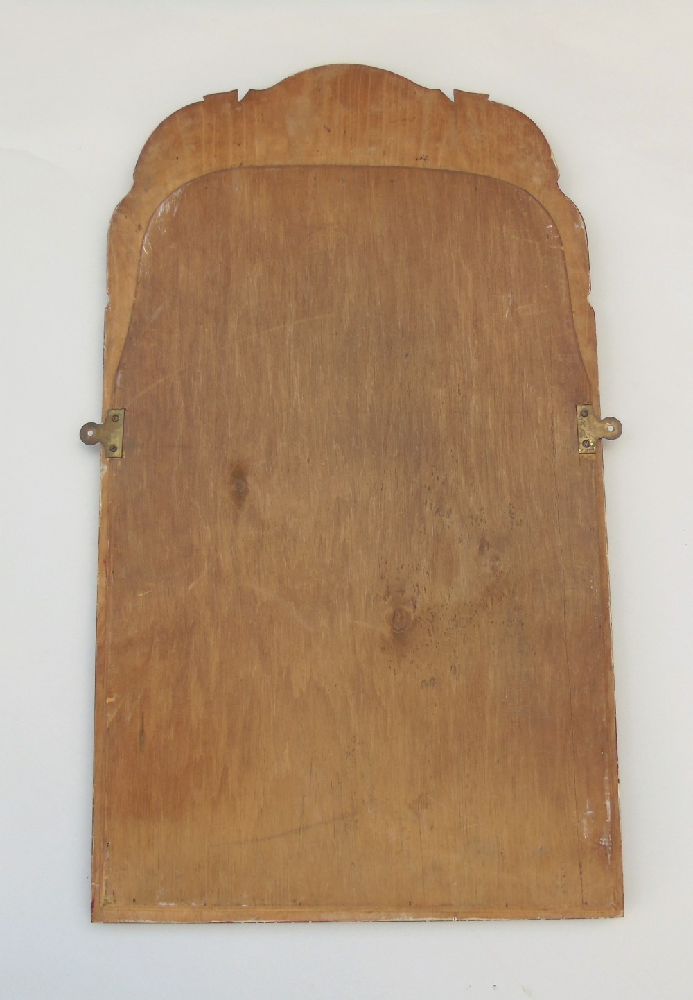 Antique Red Lacquer Chinoiserie Mirror View IX
