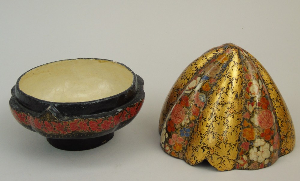 Antique Papier Mache Kashmir Trinket Box View III