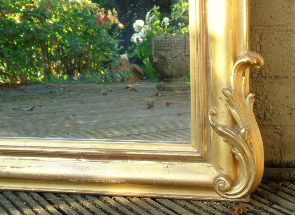 Imposing Antique French Gilt Mirror View VII