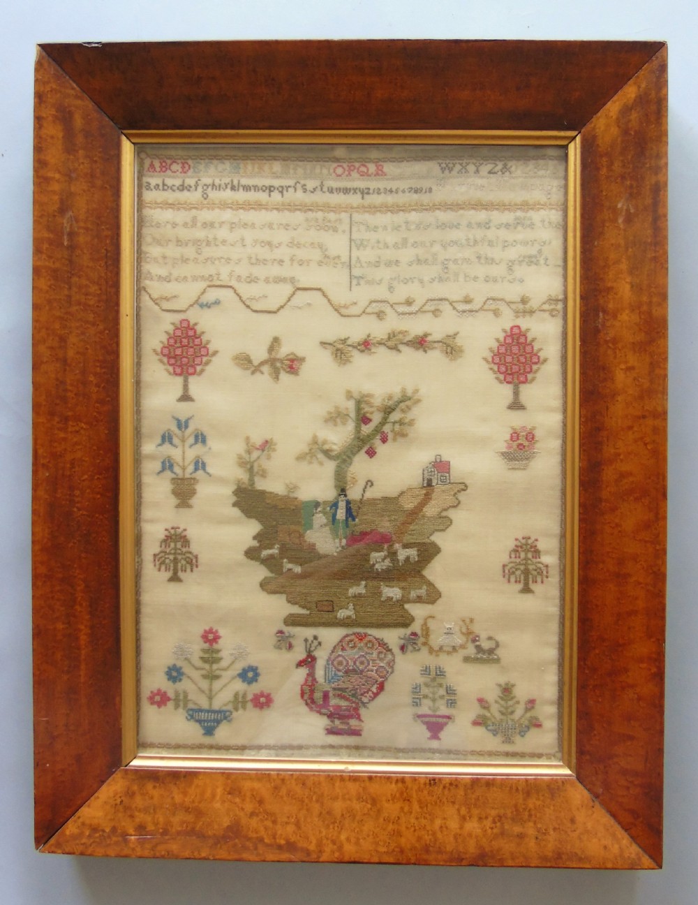 Fine 19th Century Sampler By Harriet Humpage View II
