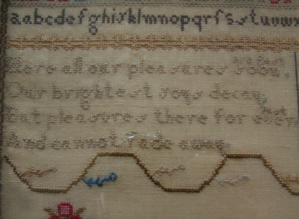 Fine 19th Century Sampler By Harriet Humpage View VI