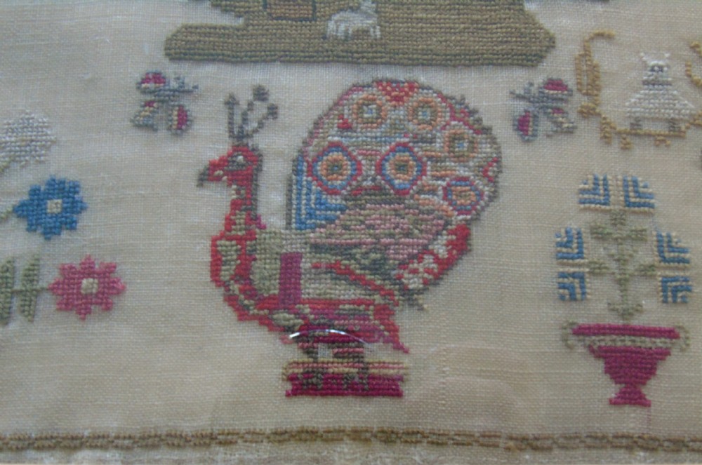 Fine 19th Century Sampler By Harriet Humpage View VIII
