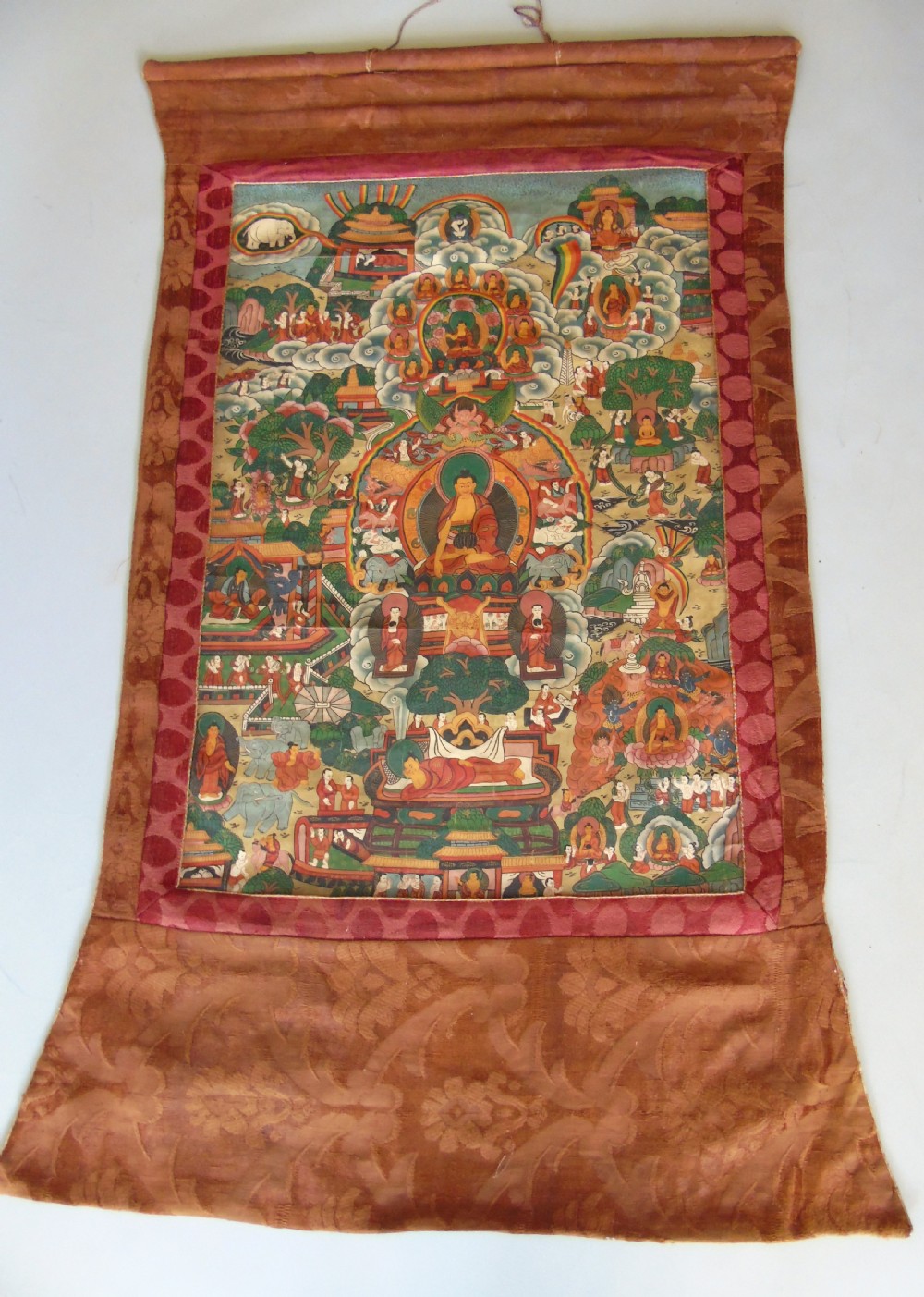 Antique Buddhist Thangka View II