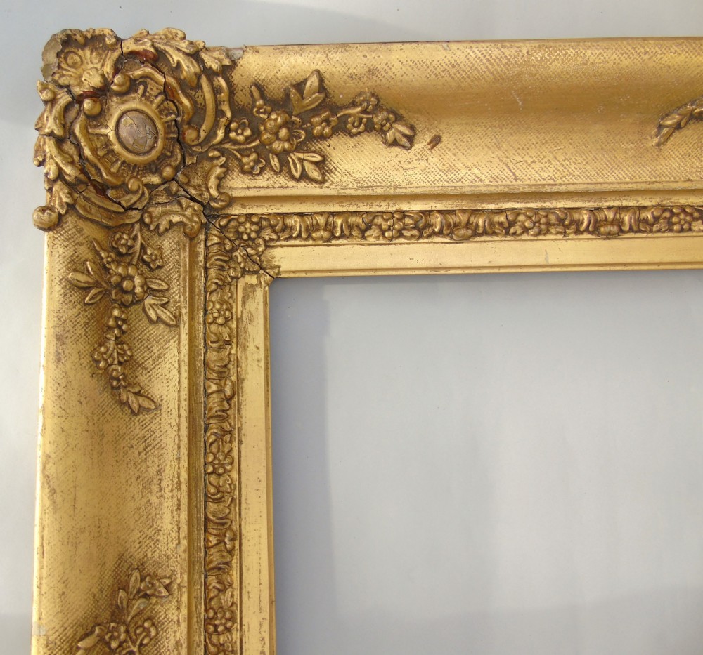 Good 19th Century Antique Gilt Frame View V