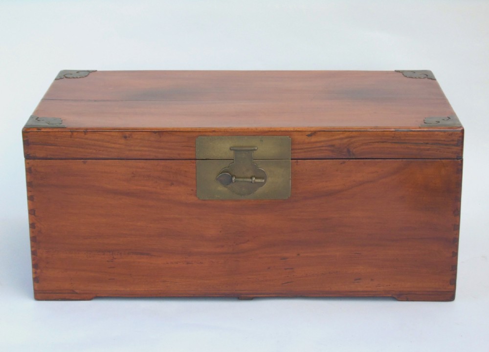 Beautiful Antique Chinese Camphor Wood Chest View II