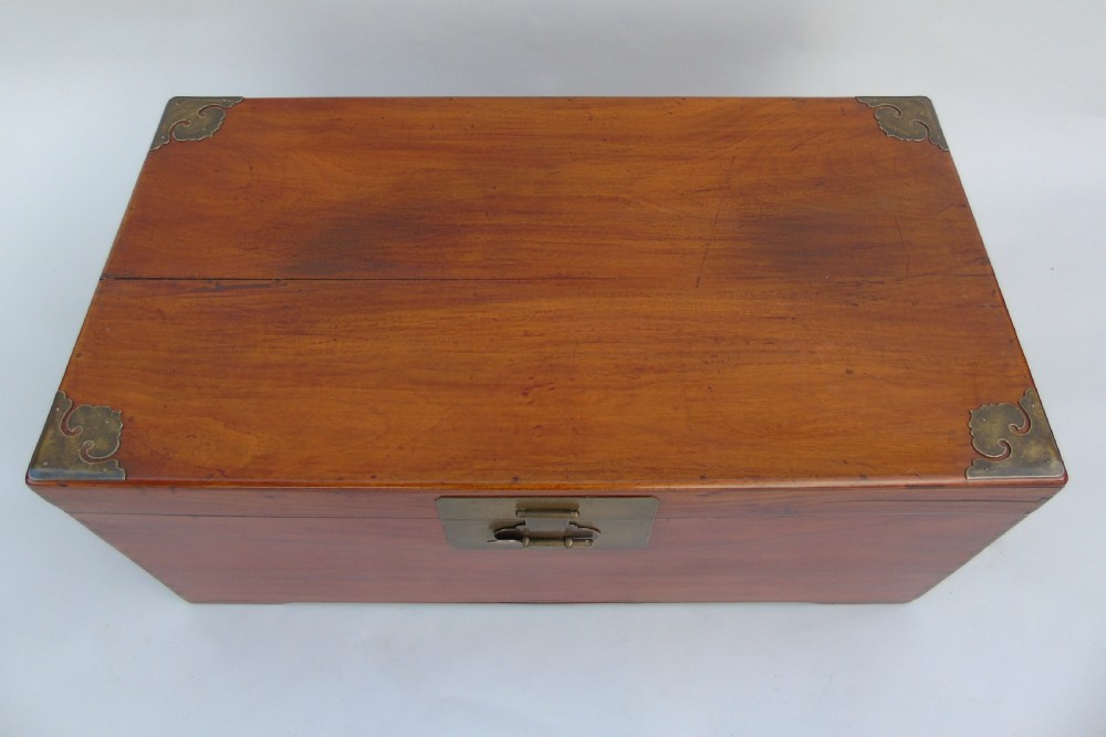 Beautiful Antique Chinese Camphor Wood Chest View VI