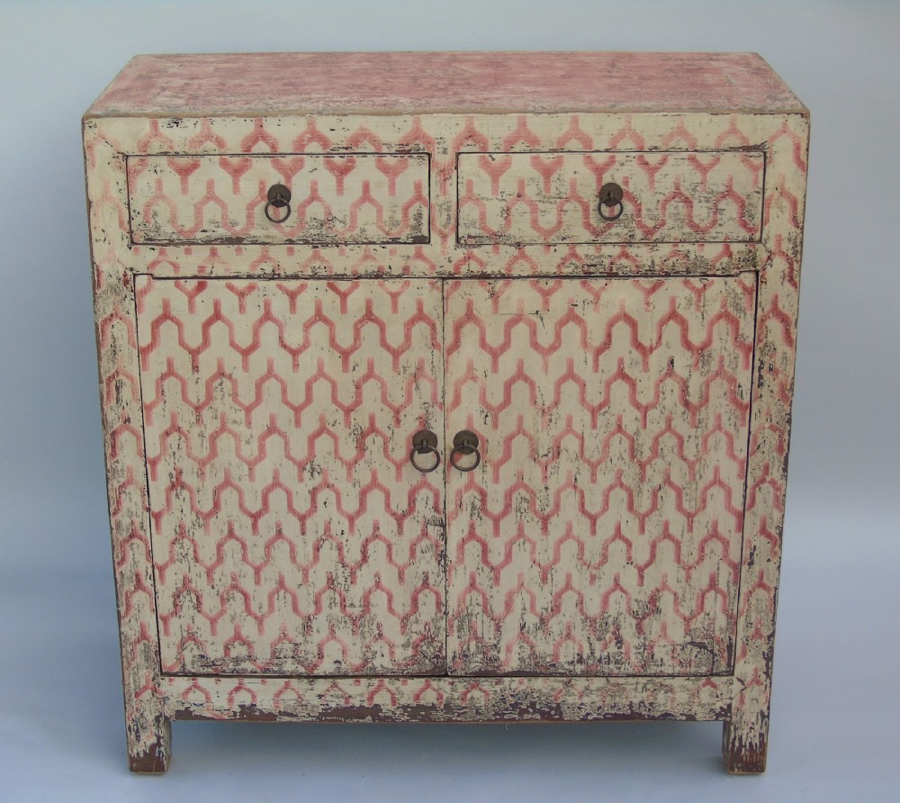 Antique Chinese Painted Cabinet View IV