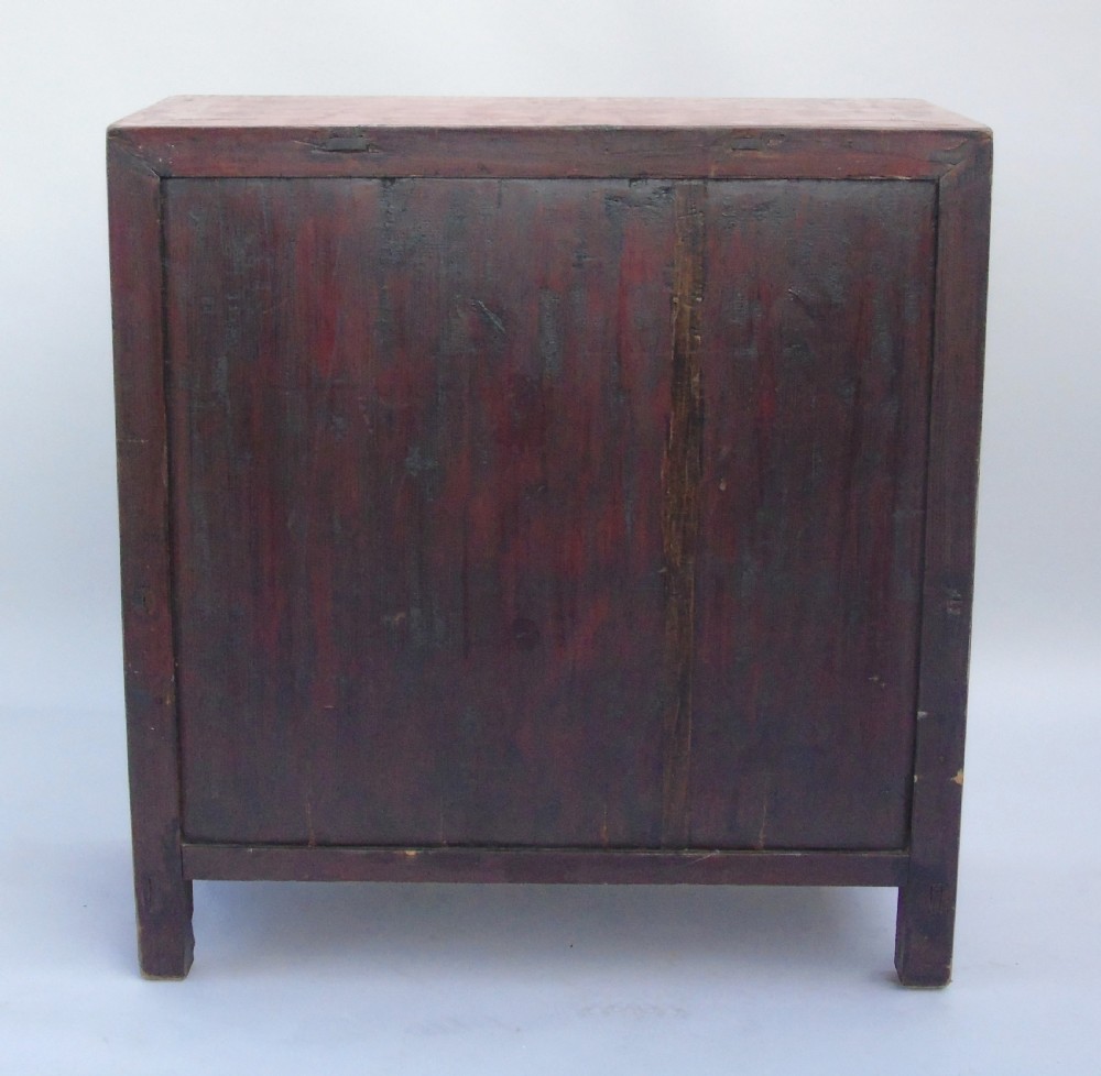 Antique Chinese Painted Cabinet View VIII