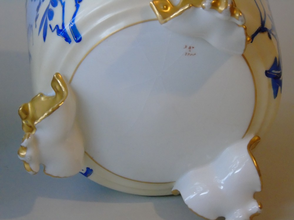 Antique Pair of Aesthetic Porcelain Jardiniere View VIII