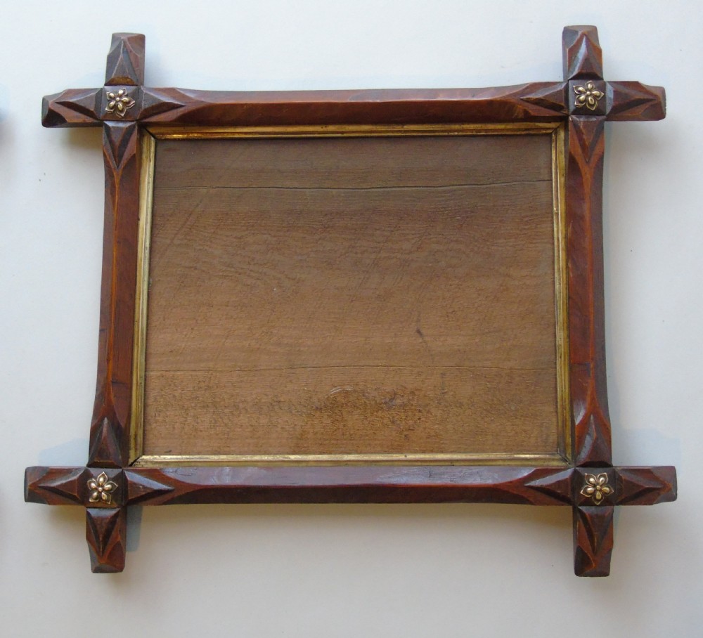 Pair of Antique Cruciform Frames Gothic Design View II