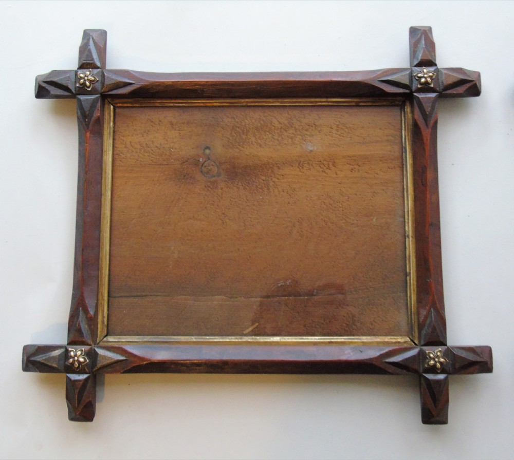 Pair of Antique Cruciform Frames Gothic Design View III