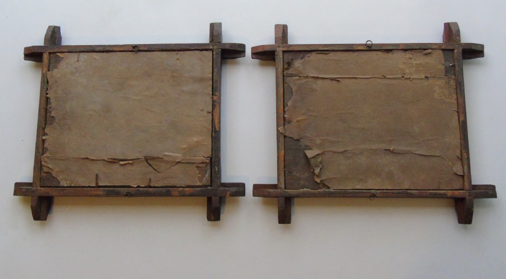 Pair of Antique Cruciform Frames Gothic Design View VII