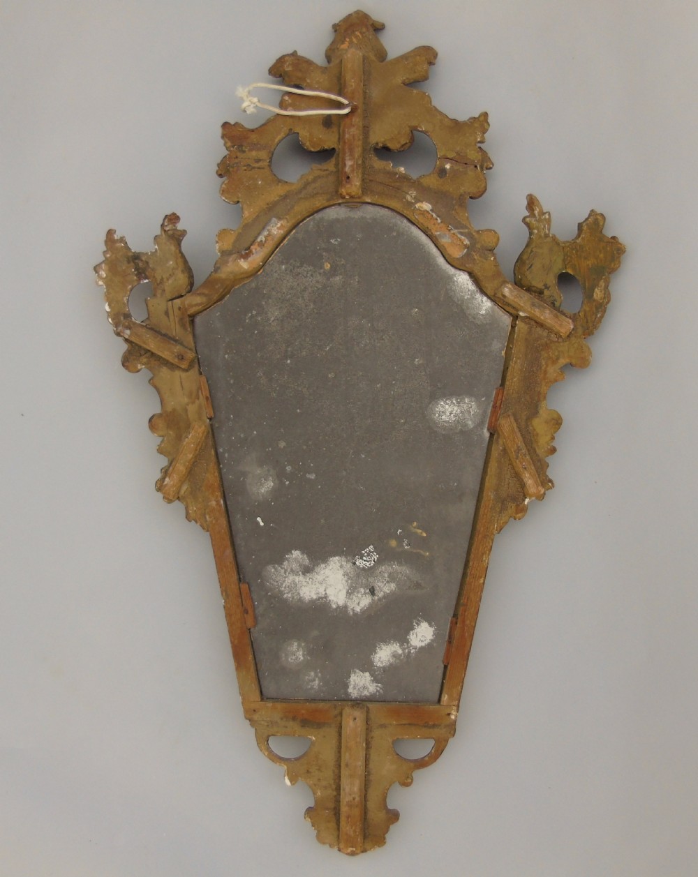 Rare Pair 18th Century Italian Gilt Wood Mirrors View X