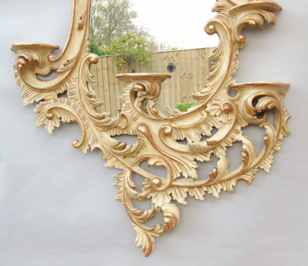 Beautiful Large Italian Rococo Baroque Mirror View IV