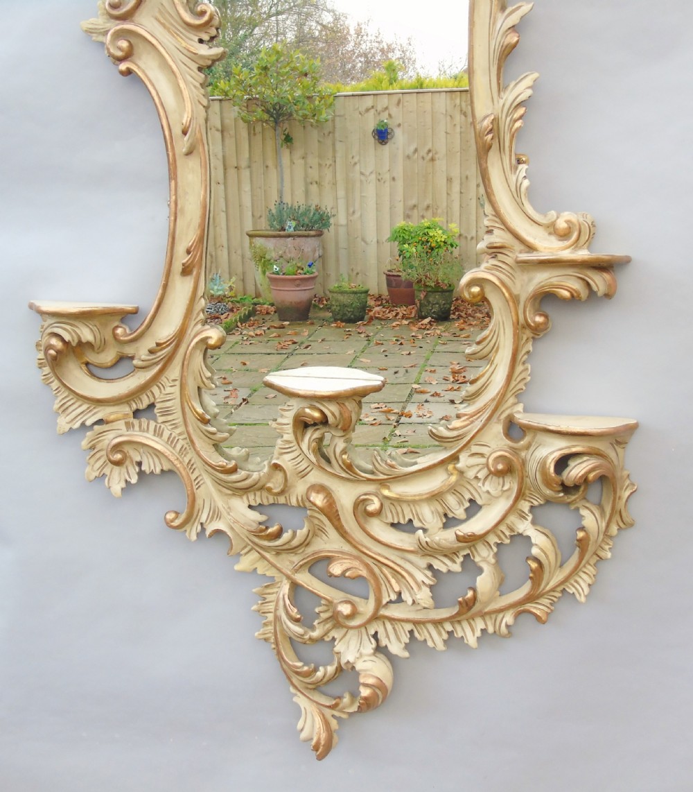 Beautiful Large Italian Rococo Baroque Mirror View V