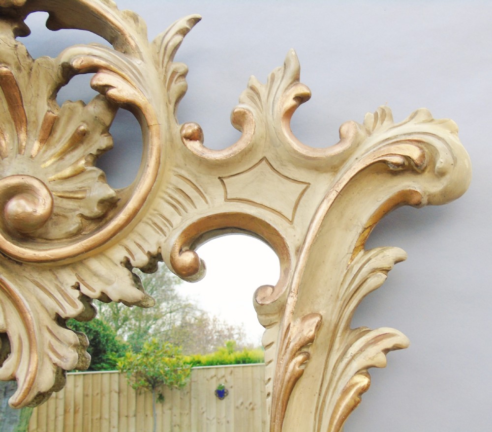 Beautiful Large Italian Rococo Baroque Mirror View VII
