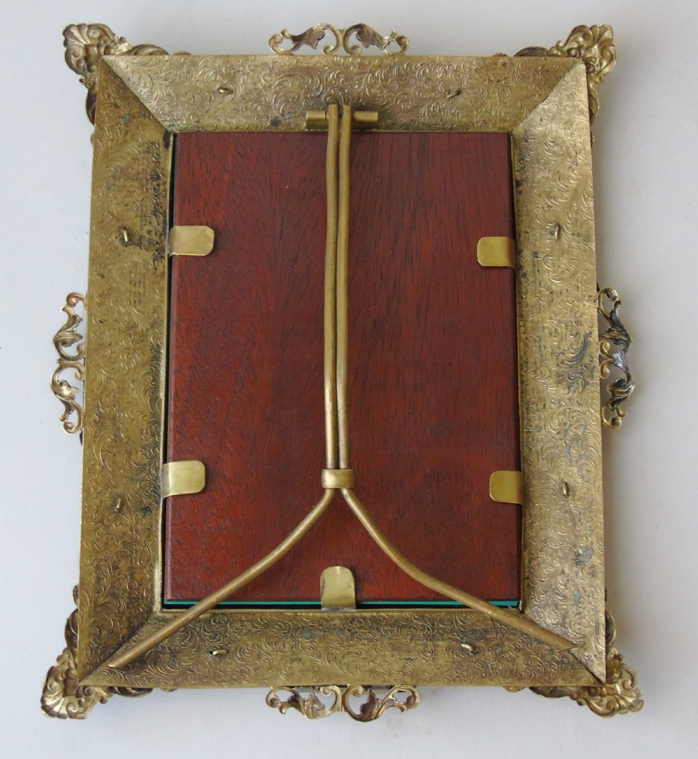 Pretty 19th Century Gilt Bronze Dressing Table Mirror View IX