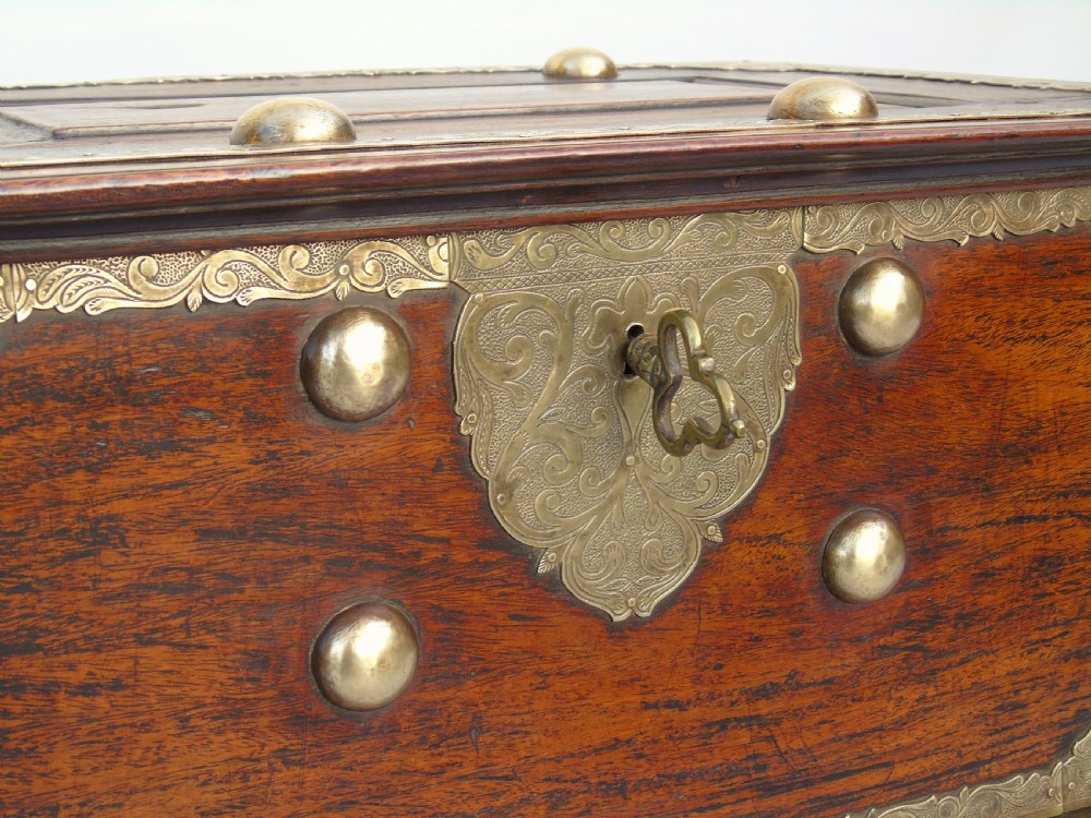 Antique Zanzibar Chest 19th Century View IV