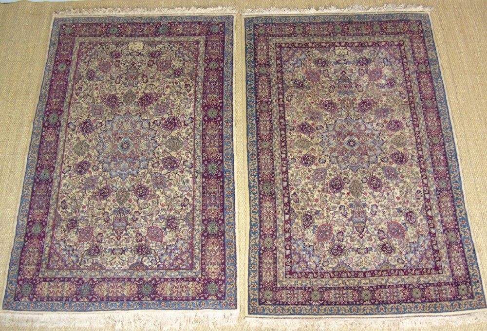 Pair of Antique Ardabil Carpets