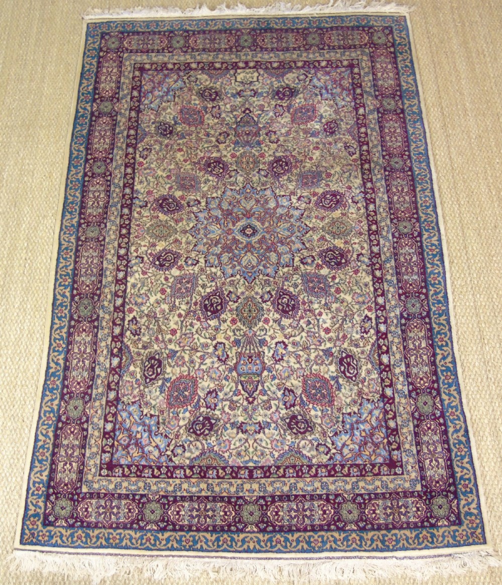 Pair of Antique Ardabil Carpets View II