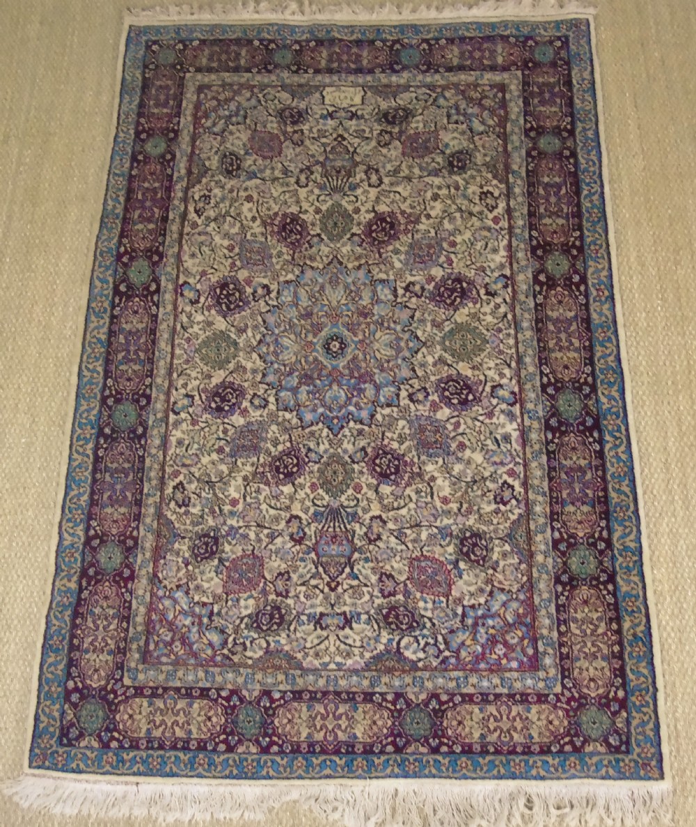 Pair of Antique Ardabil Carpets View VI