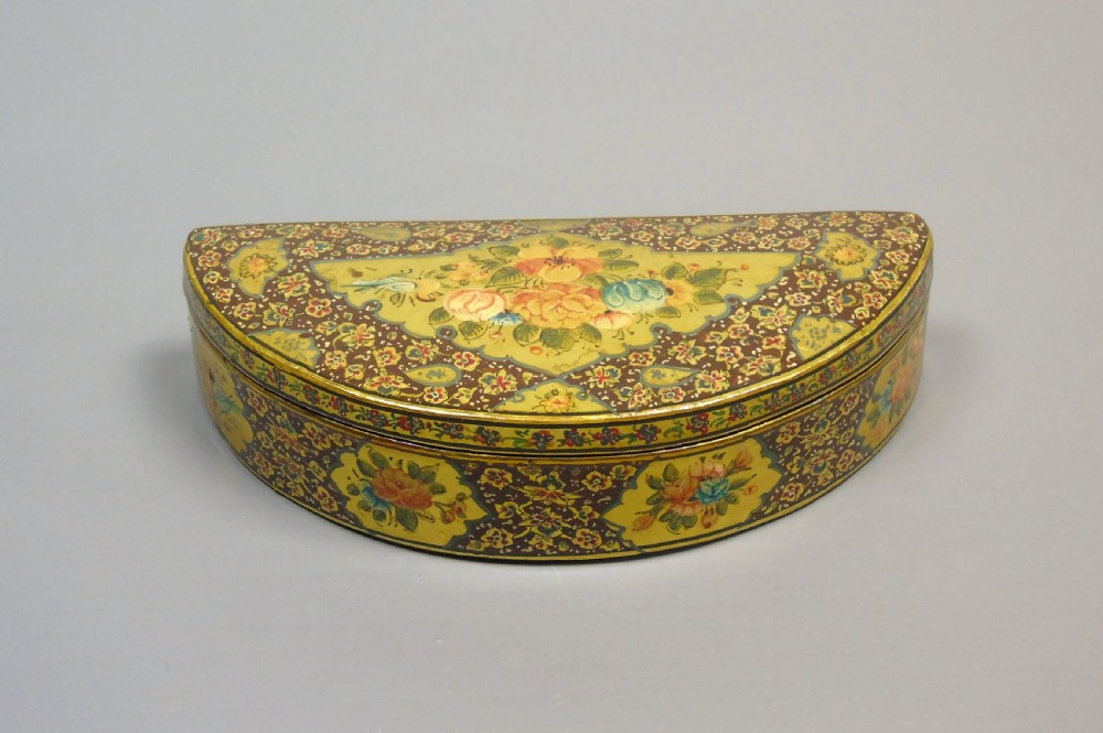 Antique Kashmir Papier Mache Millefiori Trinket Box View III