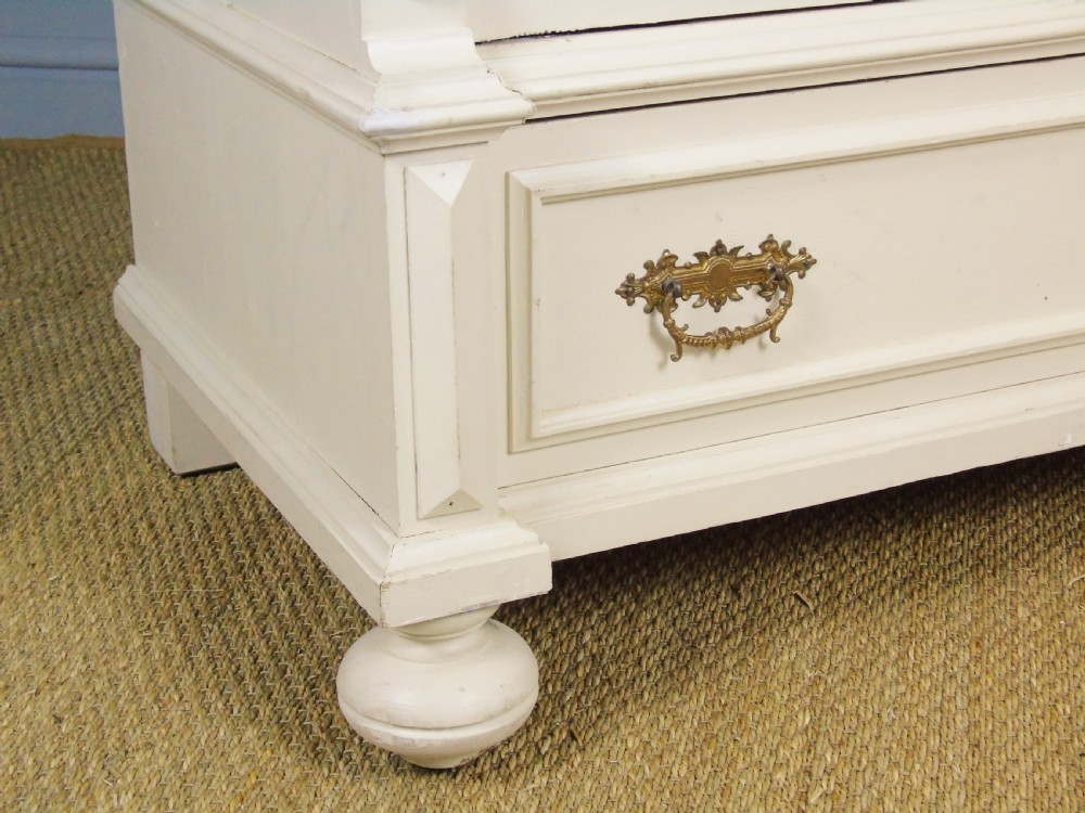 Antique French Painted Wardrobe  View IV