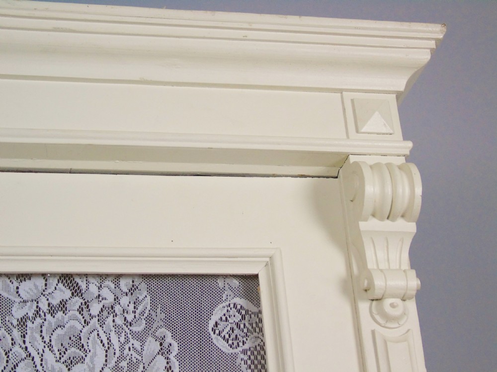 Antique French Painted Wardrobe  View IX