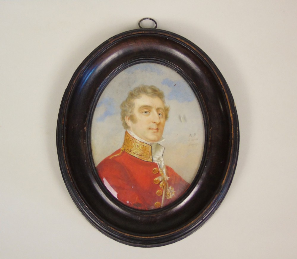Miniature Bust Portrait of Wellington after Jean Baptiste Isabey View III