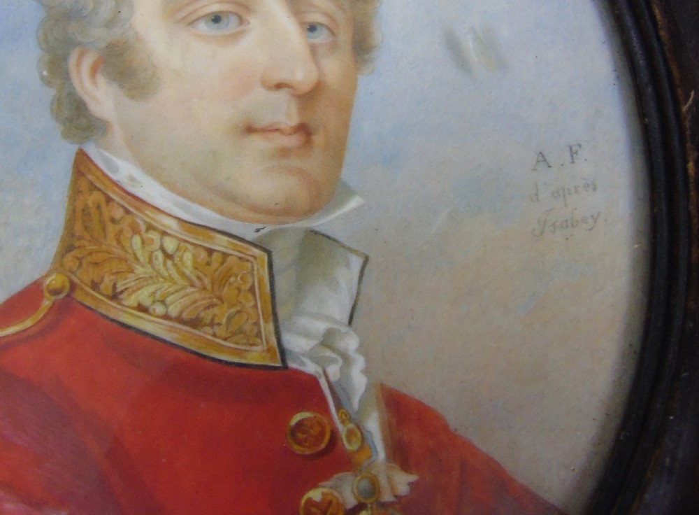Miniature Bust Portrait of Wellington after Jean Baptiste Isabey View IV