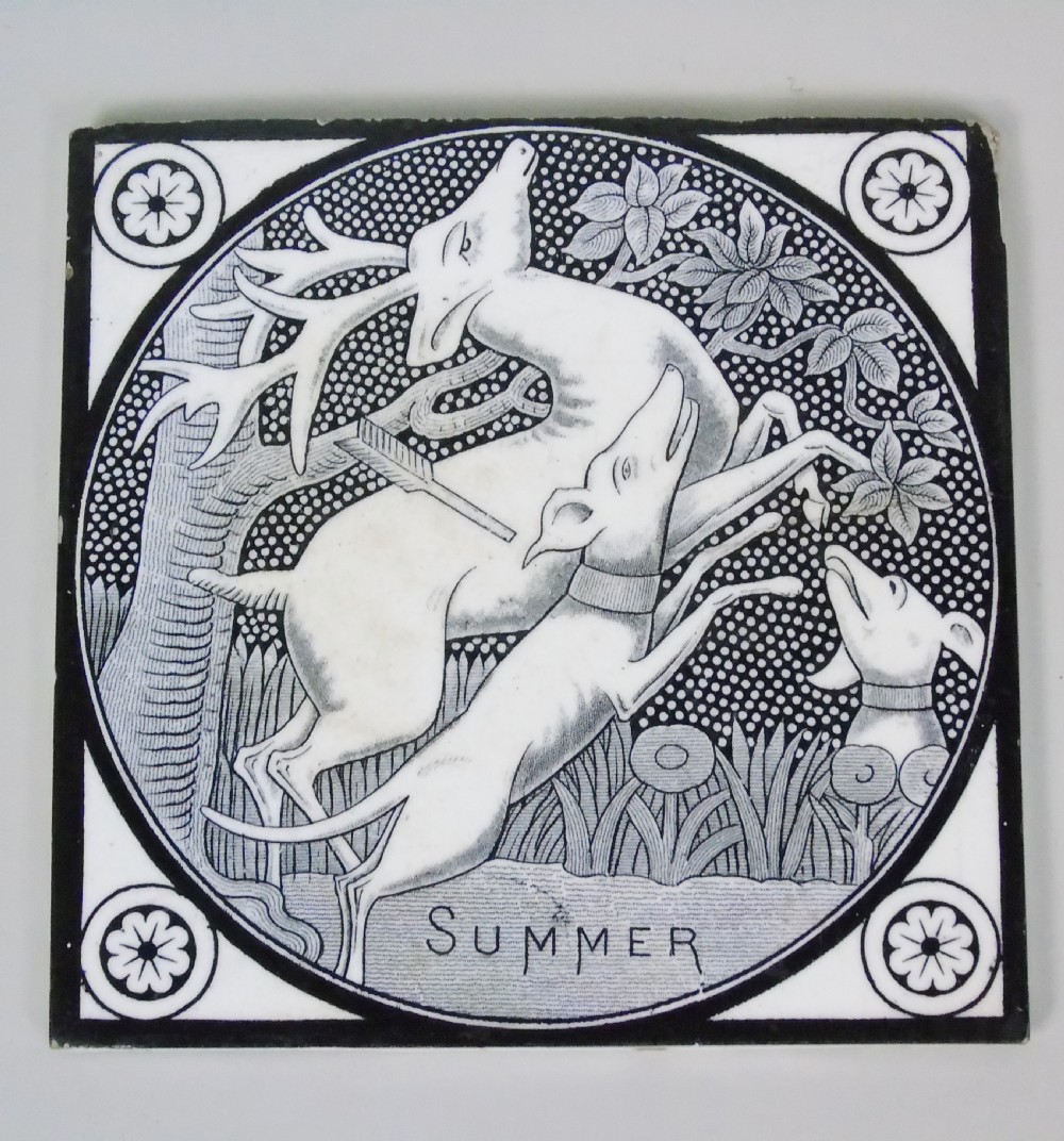 Victorian Tile Seasons, Summer View II