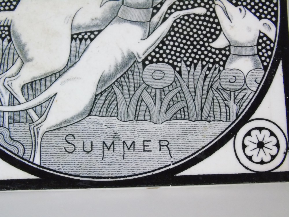 Victorian Tile Seasons, Summer View IV