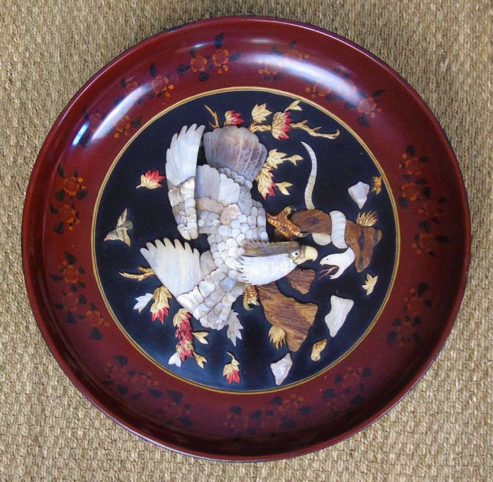 Good Pair of Large Japanese Shibayama Plaques View V