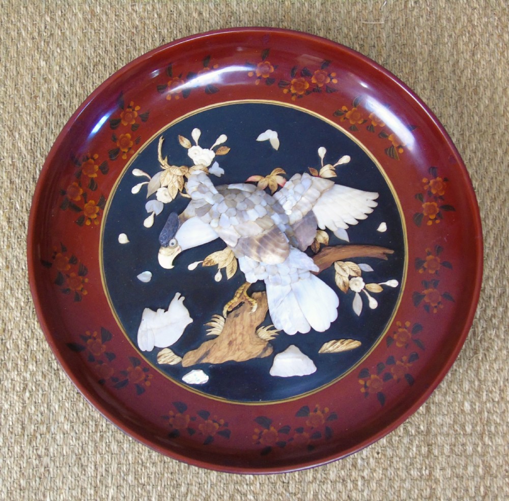 Good Pair of Large Japanese Shibayama Plaques View VI