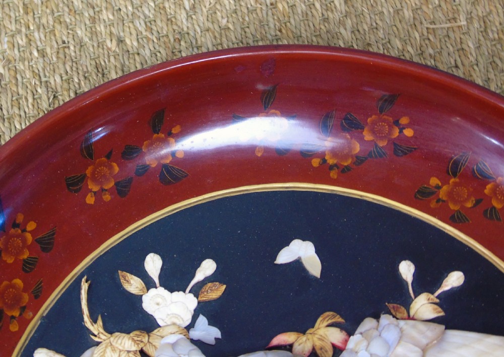 Good Pair of Large Japanese Shibayama Plaques View VII