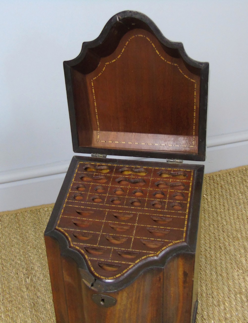 Georgian Mahogany Knife Box View II