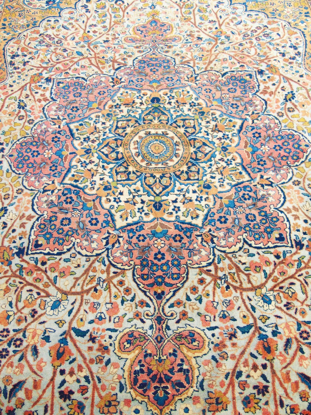 Antique Kirman Carpet Good Room Size 325 x 258 View II