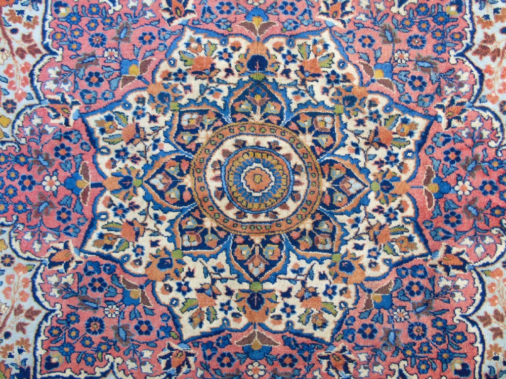 Antique Kirman Carpet Good Room Size 325 x 258 View III