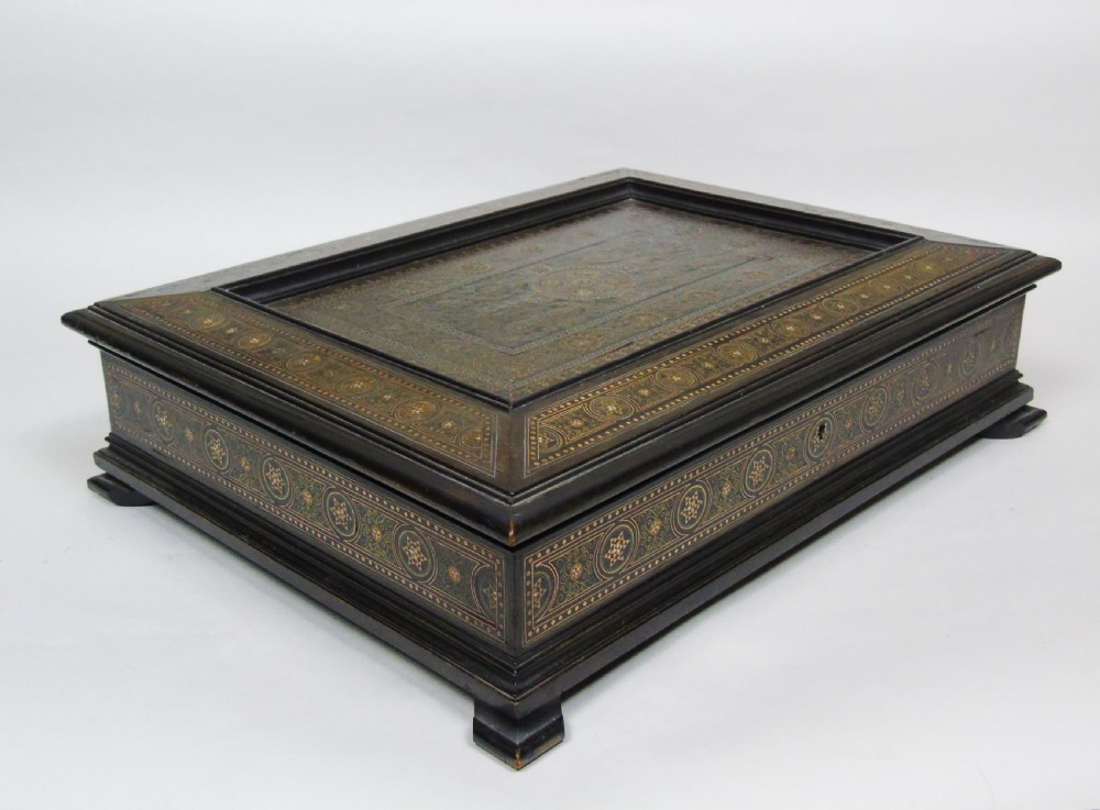 19th Century Anglo Indian Table Box View VI