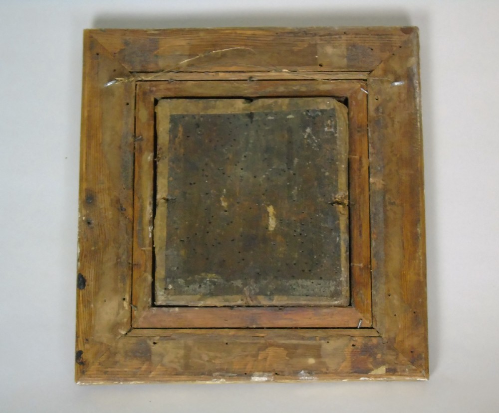 Early Antique Greek Icon Painted on Wood Panel Head of Christ View III