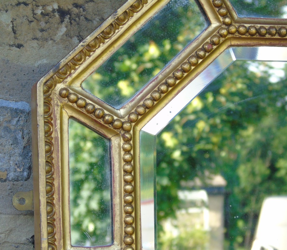 Good 19th Century George III Style Marginal Mirror View V